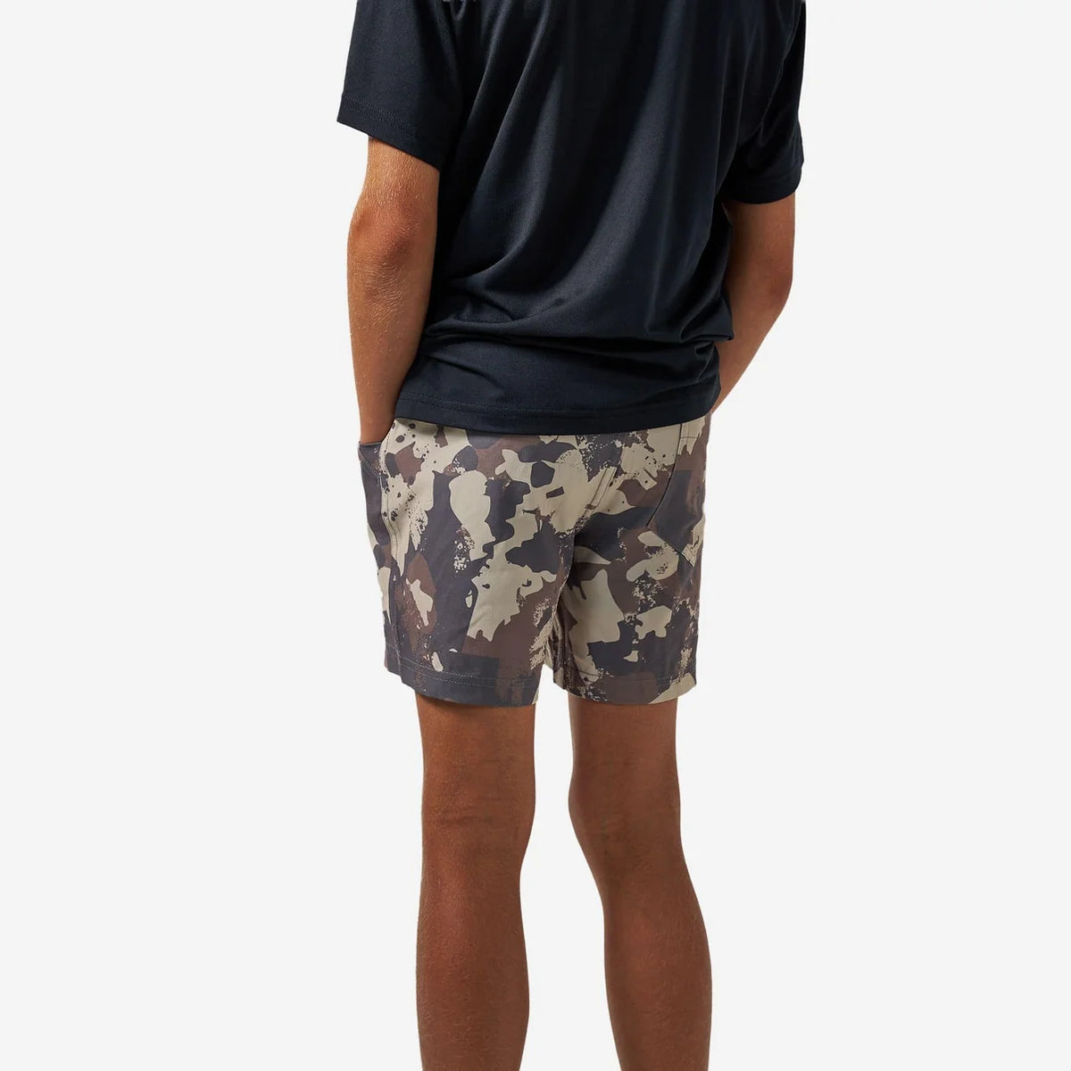 Burlebo Youth Athletic Short- Splatter Camo