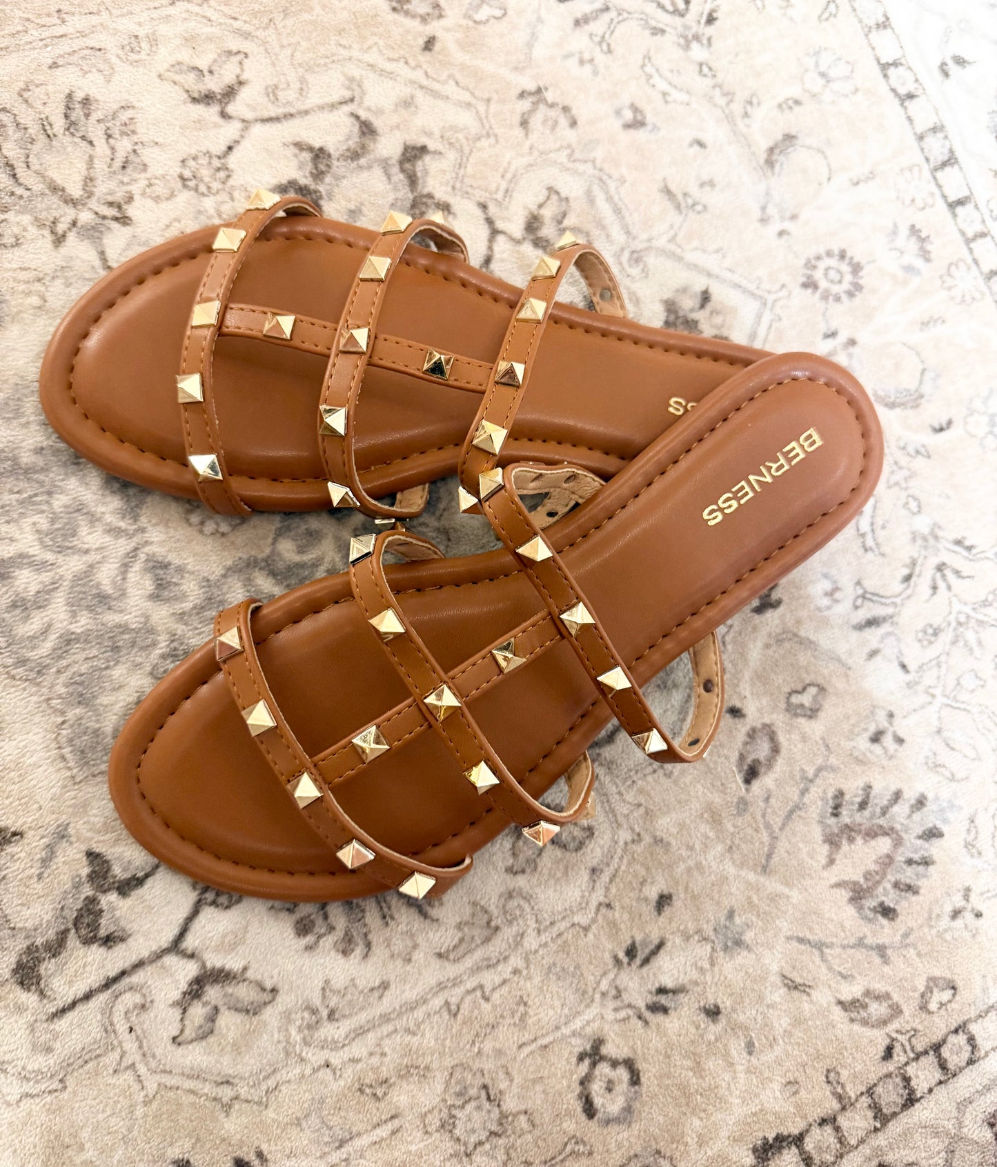 Studded Flat Sandal