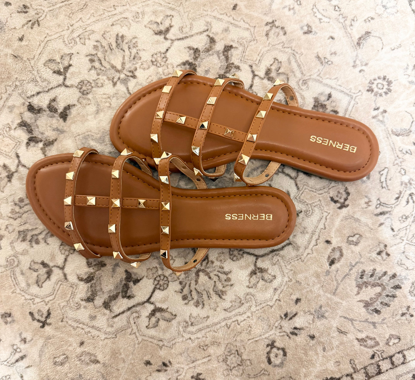 Studded Flat Sandal
