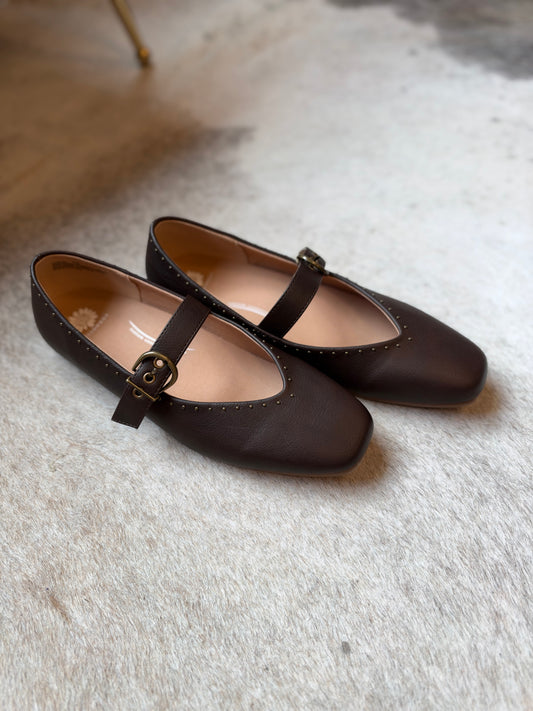 Carina - Chocoloate Brown Mary Jane
