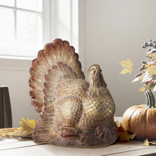 15" Resin Harvest Turkey