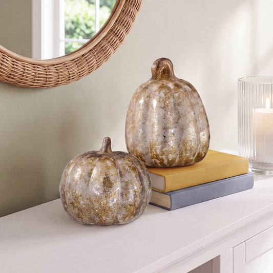 6-6.5" Aged Pumpkin Set