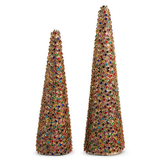 Multicolor Jeweled Cones
