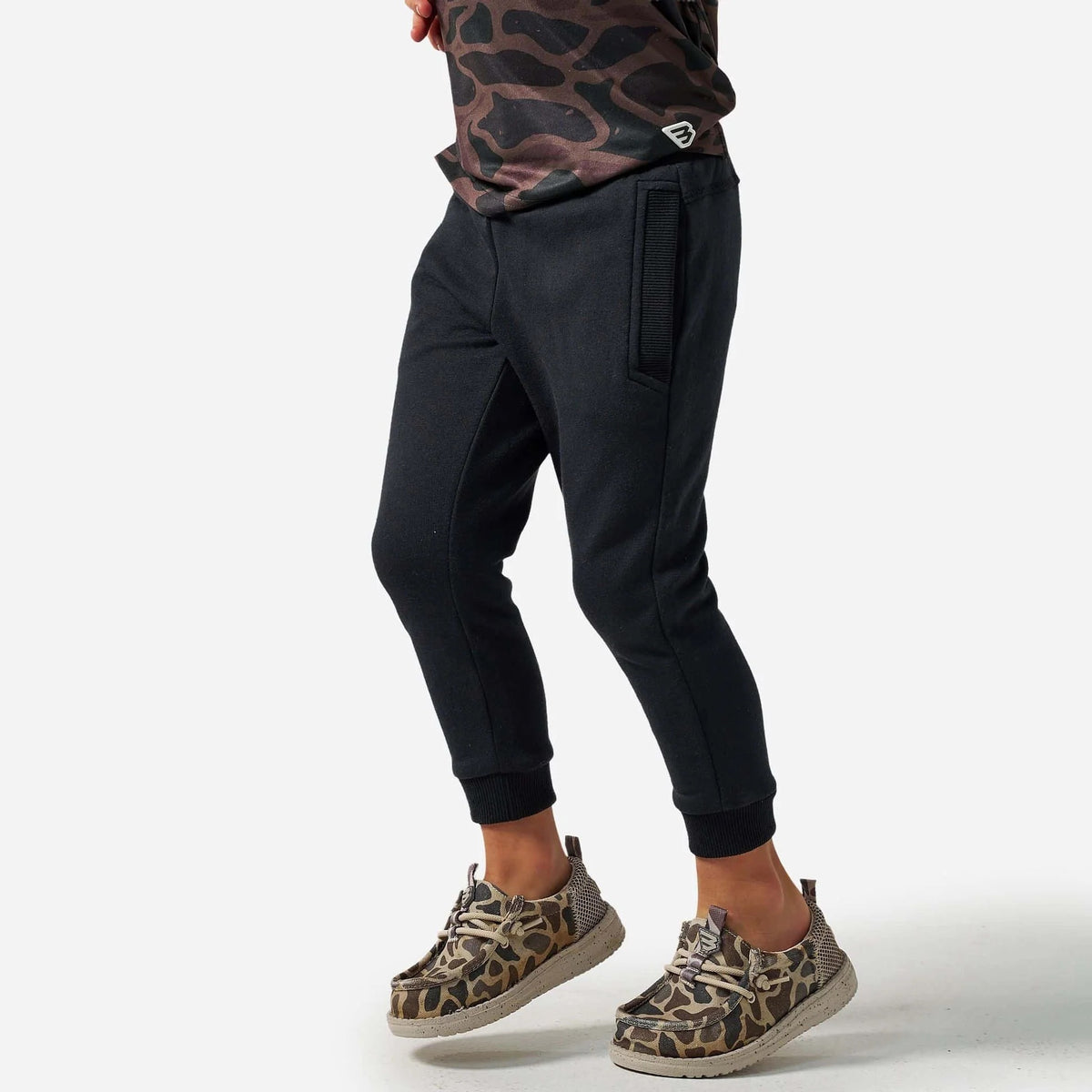 Burlebo Youth Black Jogger