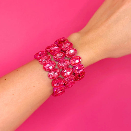 Fall Everleigh Bracelet- Magenta