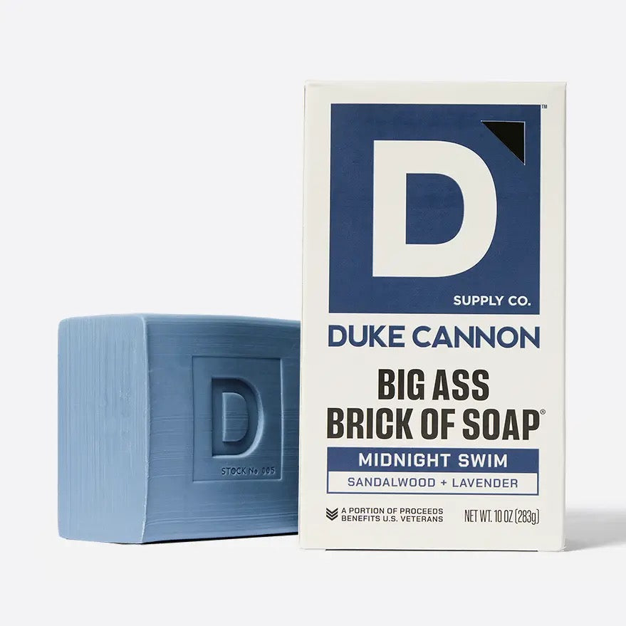 Duke Cannon Big Ass Brick of Soap- Midnight Swim
