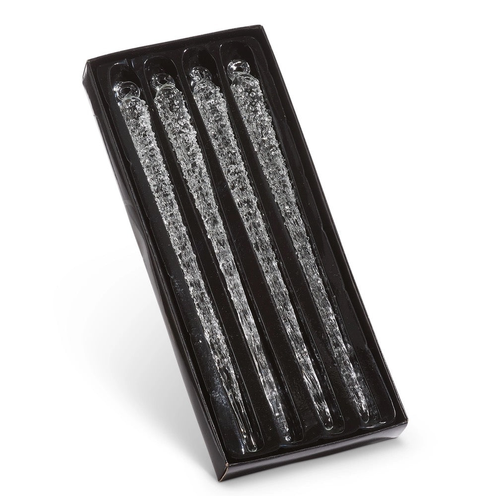 Box of Icicle Ornaments- 9"