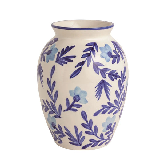 Blue Vine Vase Mud Pie
