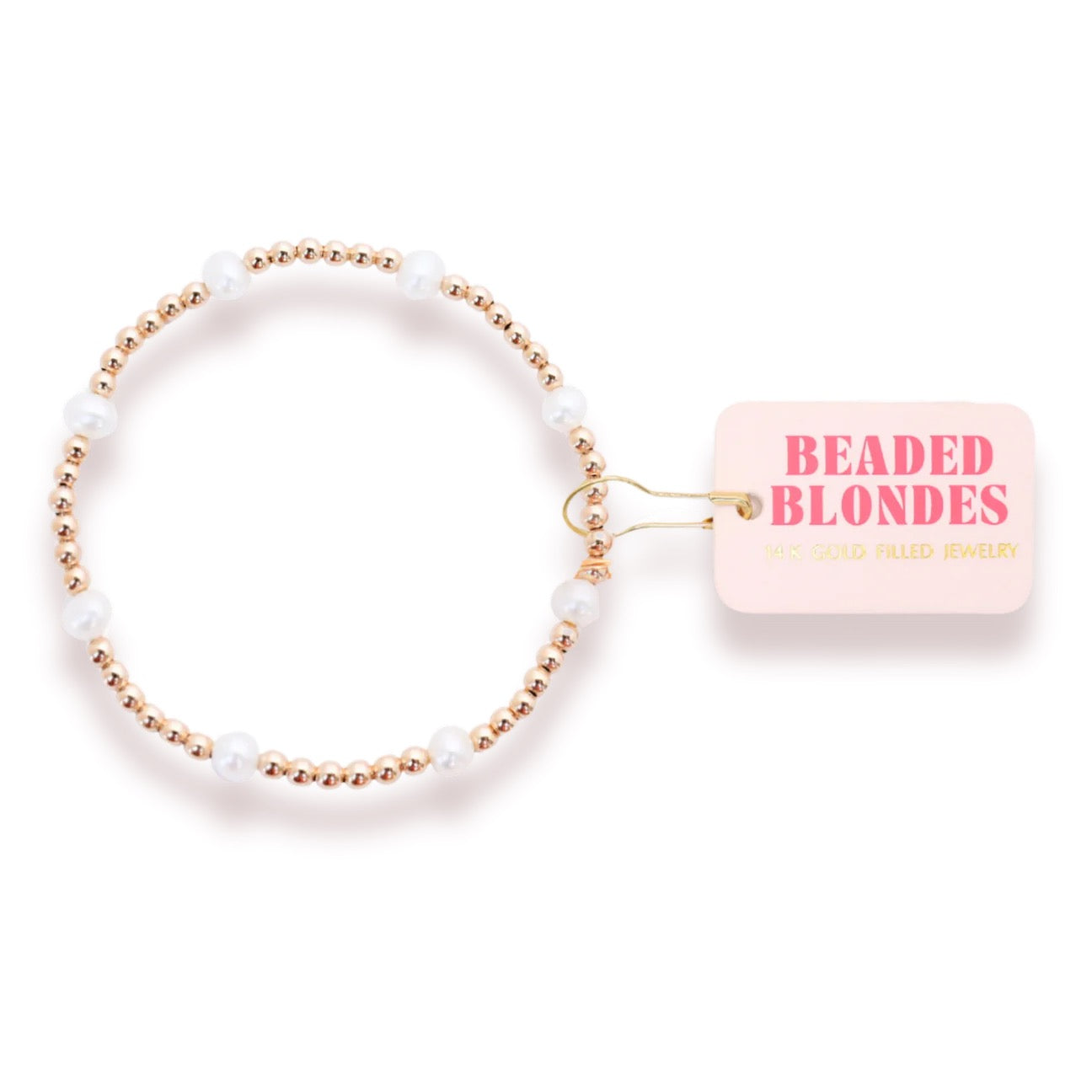 Beaded Blondes Kate Pearl Bracelet