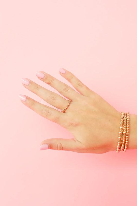 Beaded Blondes Beaded Band Ring