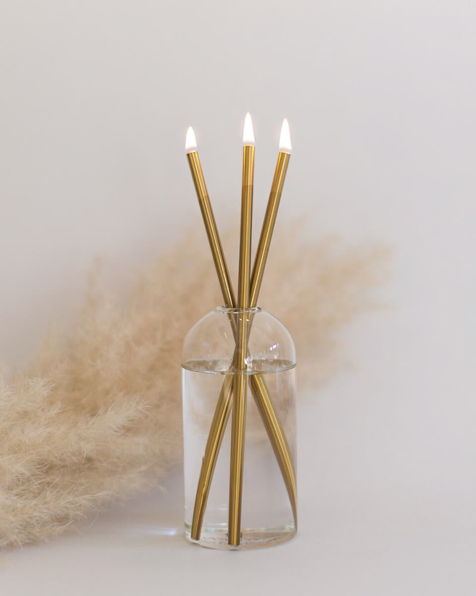 Gold Everlasting Candlesticks