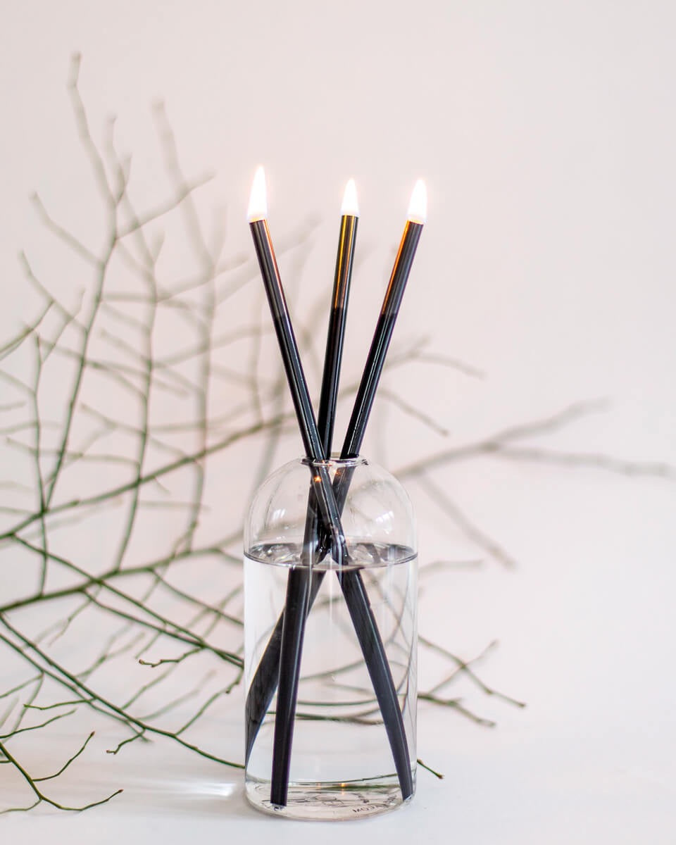 Wylie Vase-Clear- Everlasting Candle