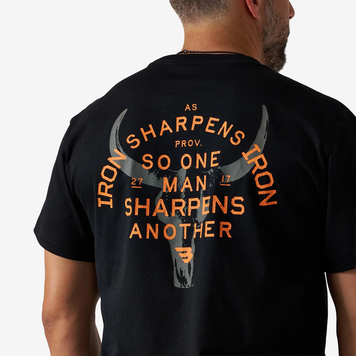 Burlebo Proverbs 27:17 Short Sleeve Tee