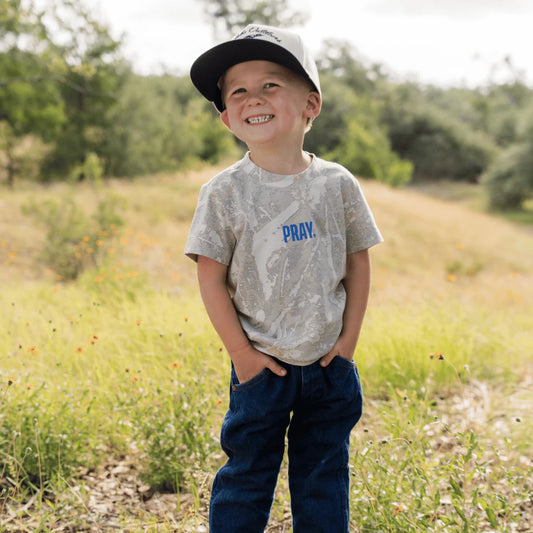 Burlebo YOUTH Washed Tee-Pray-Drifter Camo