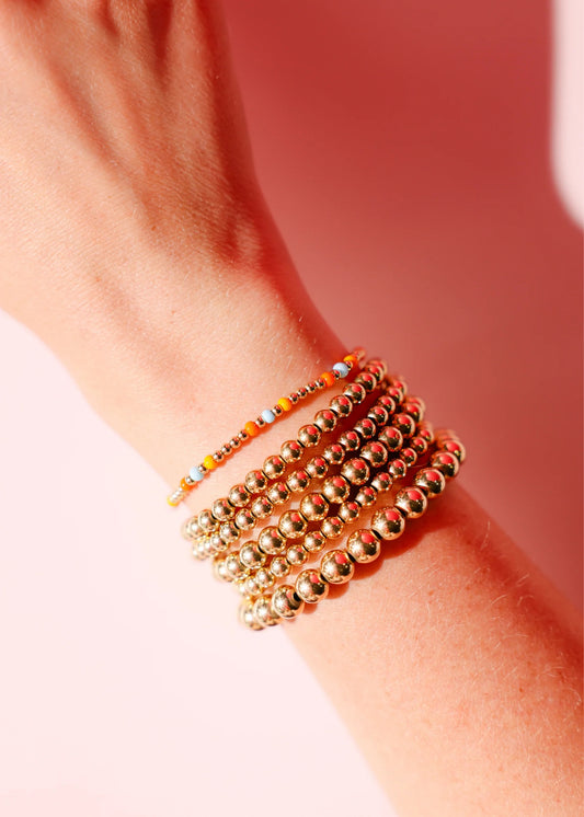 Beaded Blondes Vitamin D Hollis Bracelet in Gold