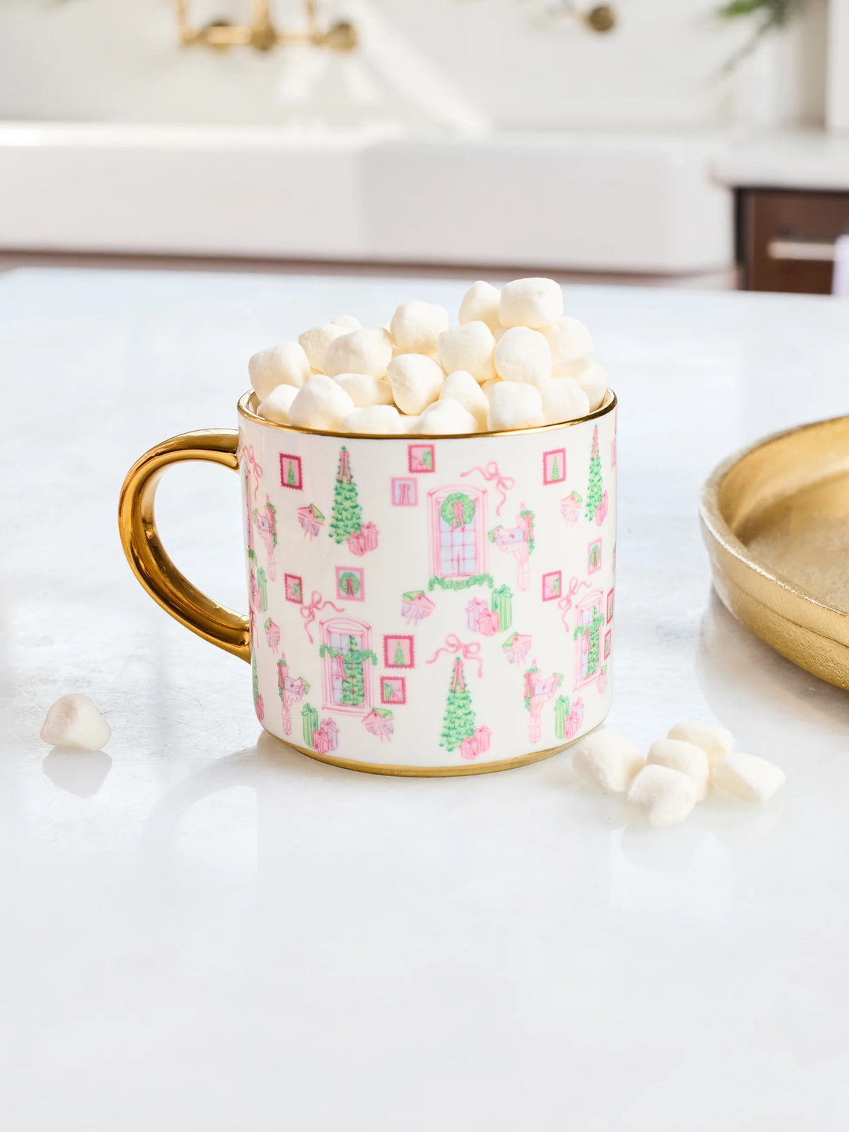 Cafe Mug- Christmas Cottage