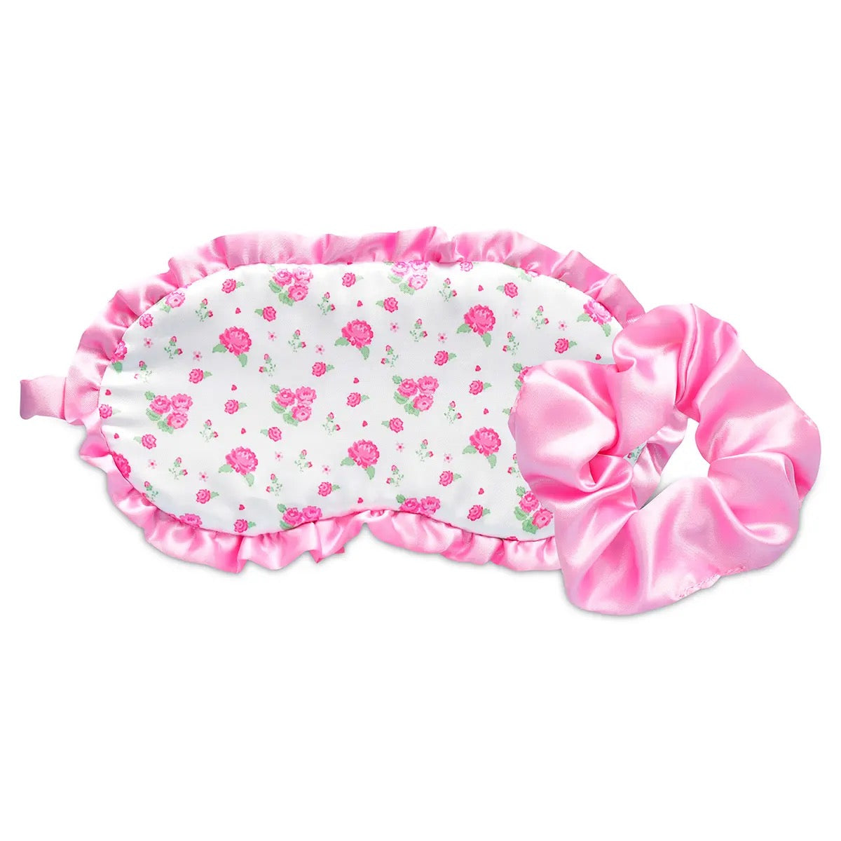 Pretty In Pink Eye Mask & Scrunchie Set