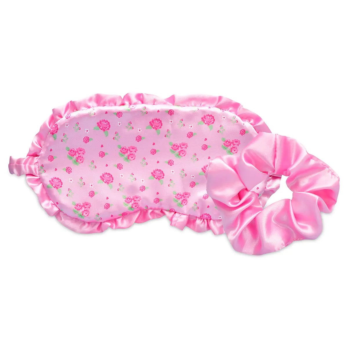 Pretty In Pink Eye Mask & Scrunchie Set