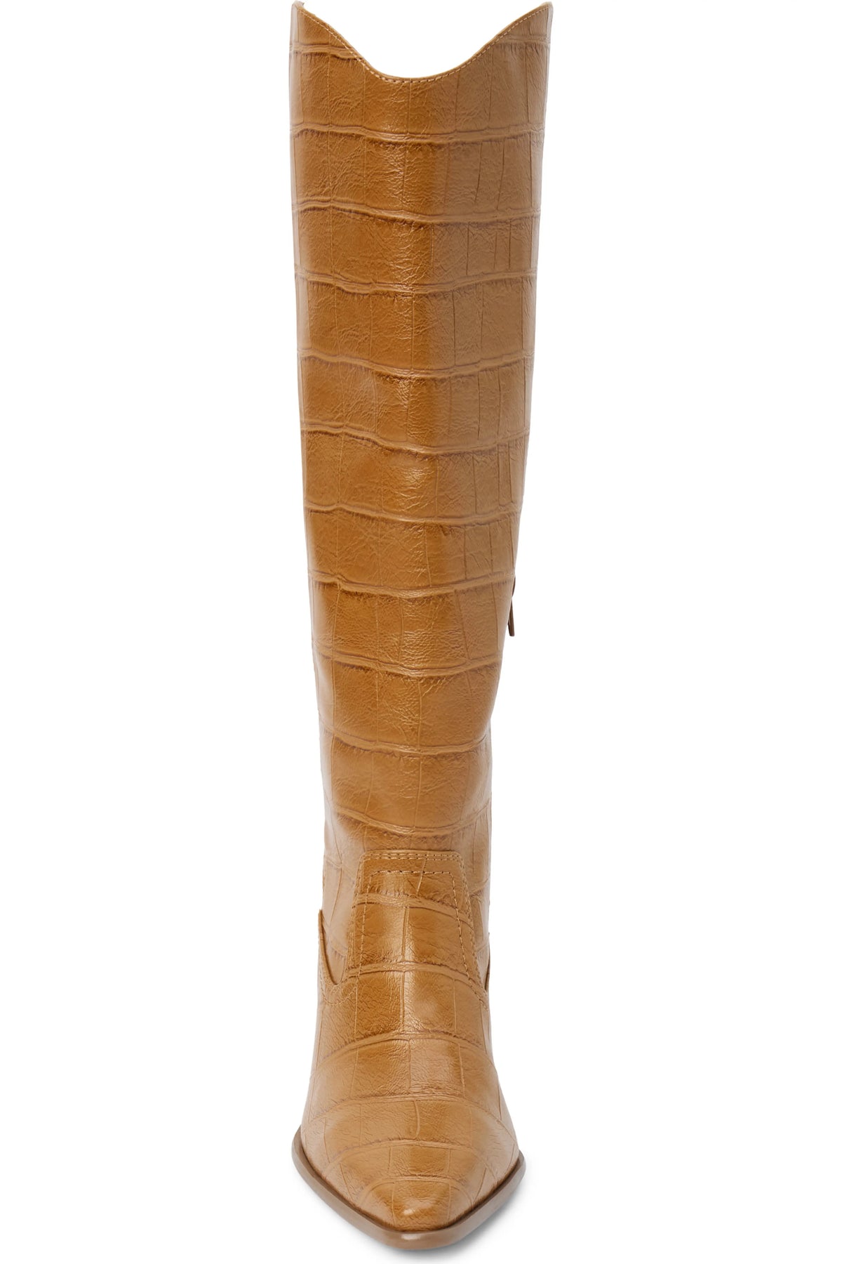 Kirby Tan Croc Boot