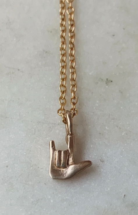ASL Pendant 18" Everyday Chain - Mimosa