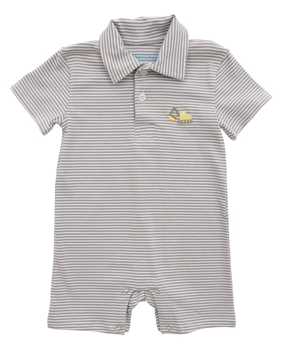 Construction Polo Romper