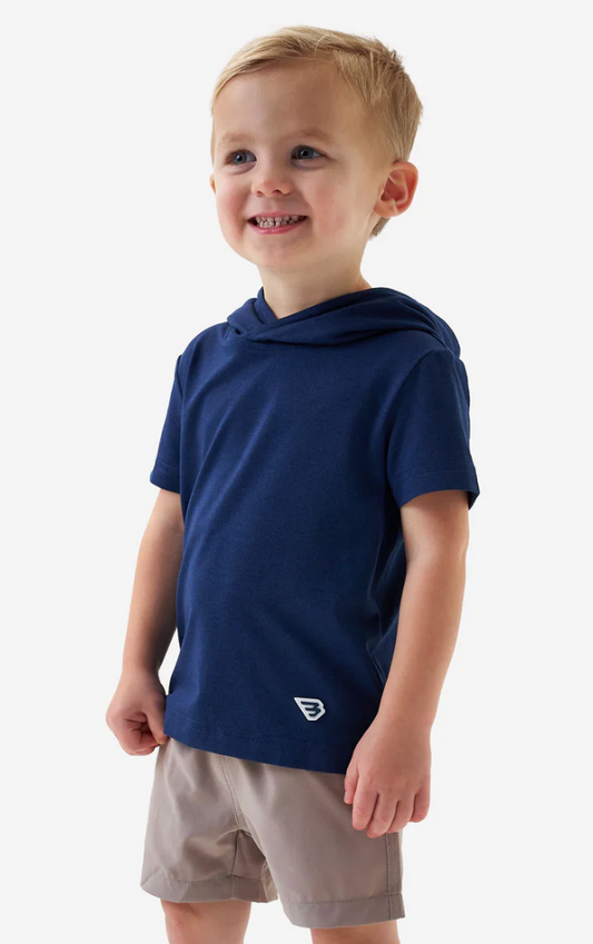 Burlebo Youth Short Sleeve Performance Hoodie