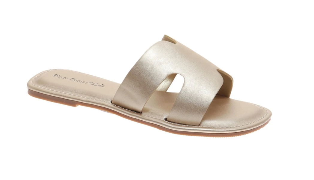Chester Tween Sandals - Gold