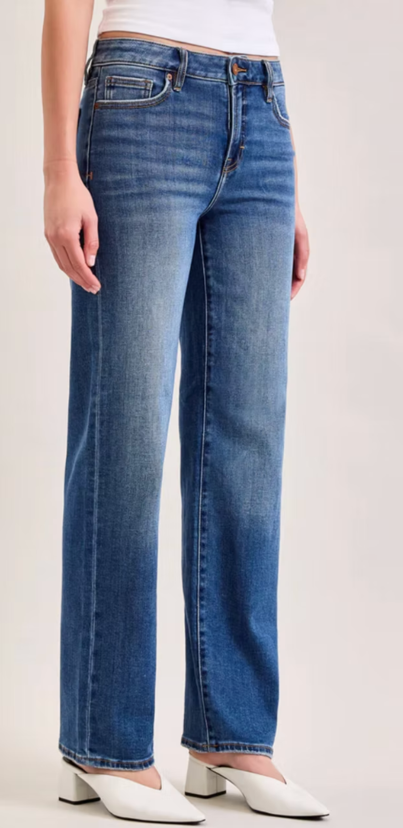 Ella High Rise Classic Straight Jeans