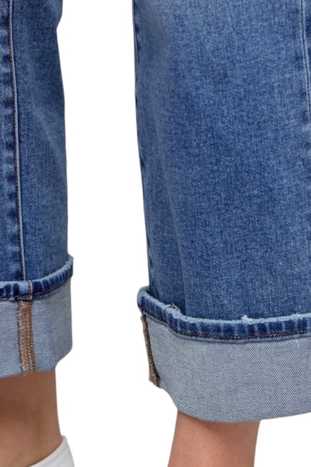 Ella Cuff Mid Rise Jeans
