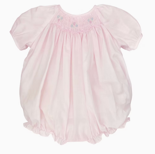 Flower Smocked Bubble