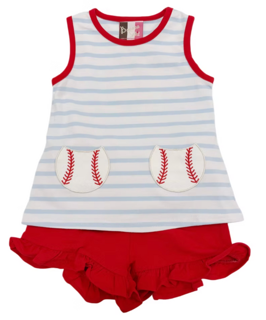 Hey Batter Batter Girls Short Set