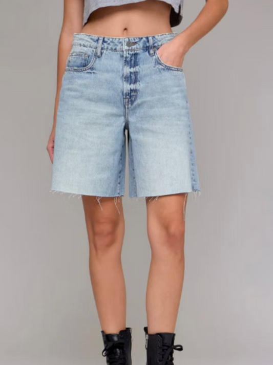 Denim Bermuda Shorts
