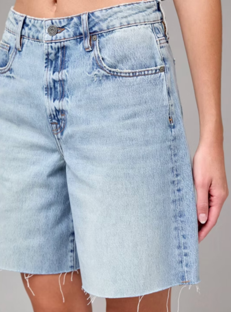 Denim Bermuda Shorts