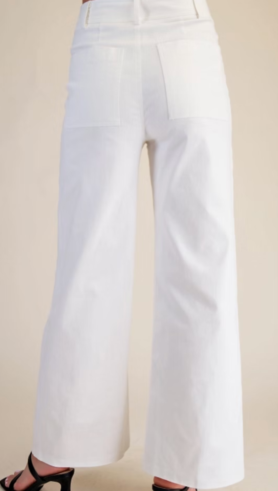 High Waist Straight Leg Pants