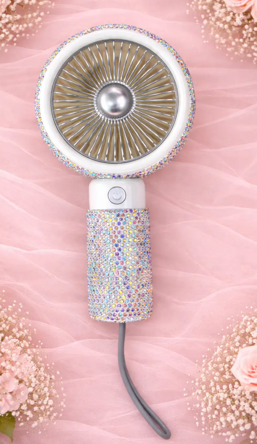 Jeweled Personal Fan