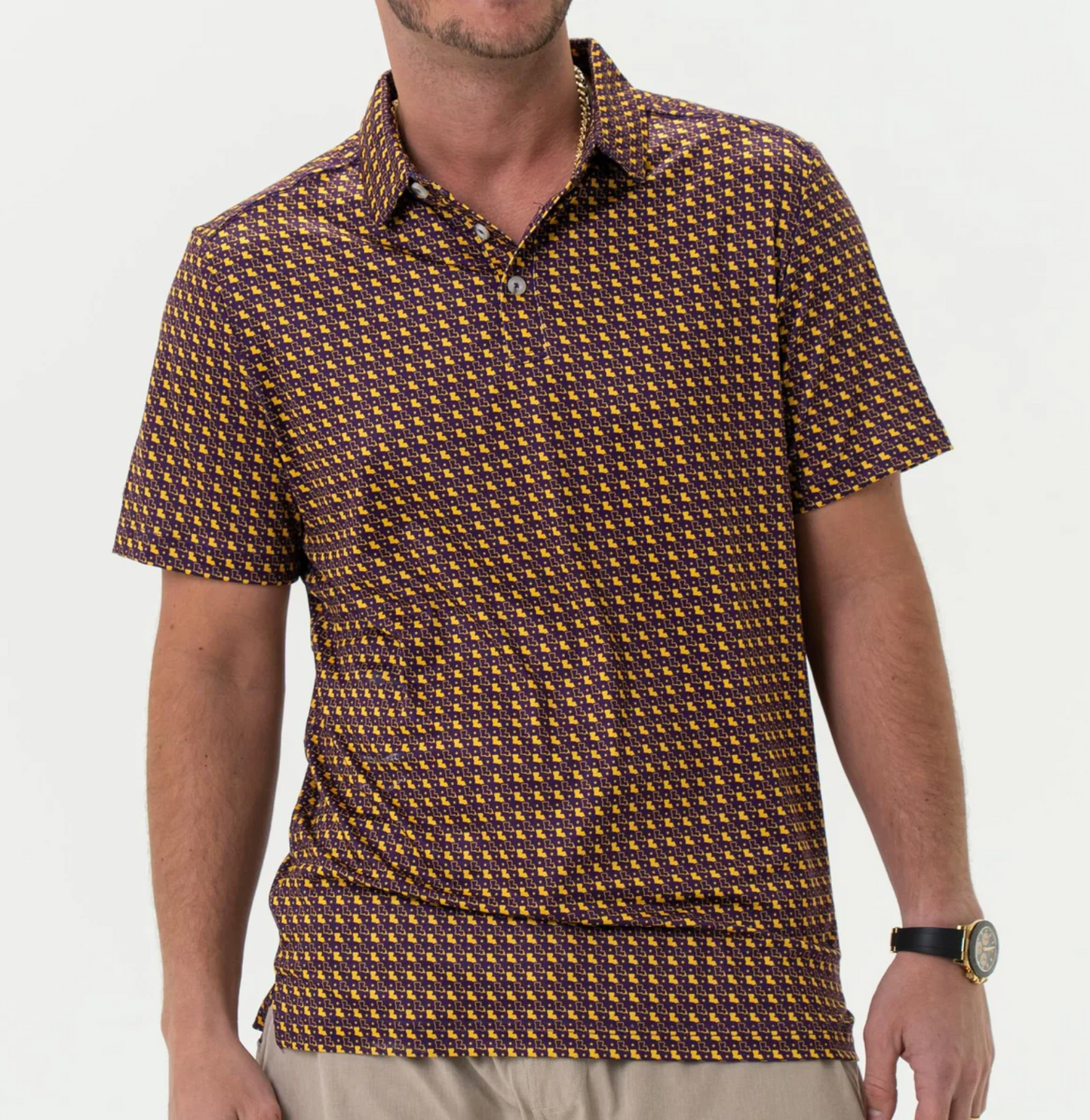 Burlebo LSU Performance Polo