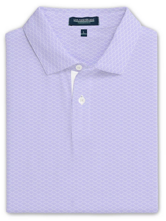 LSU Performance Golf Polo - Shell Scales
