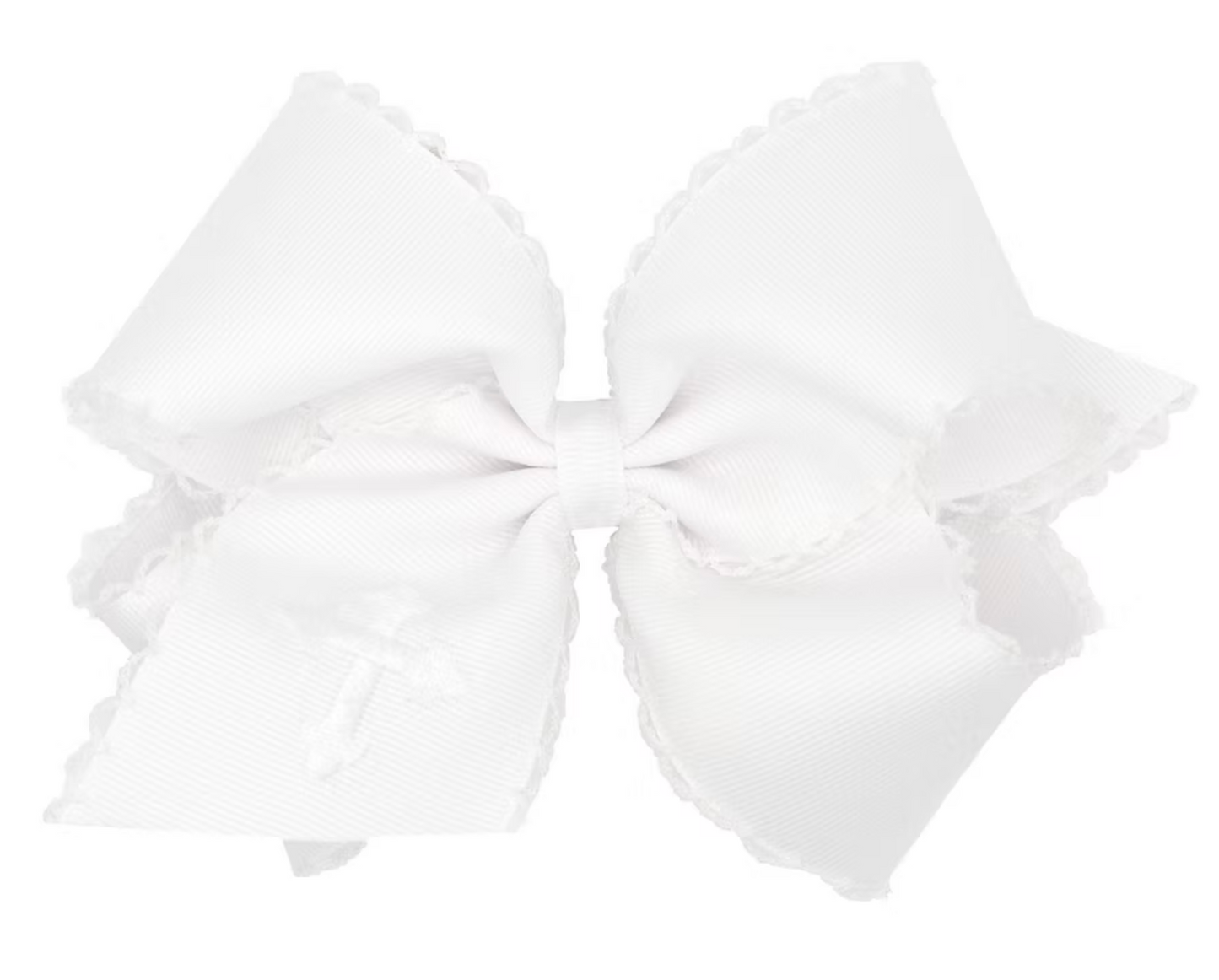 Moonstitch Cross Embroidered Bow