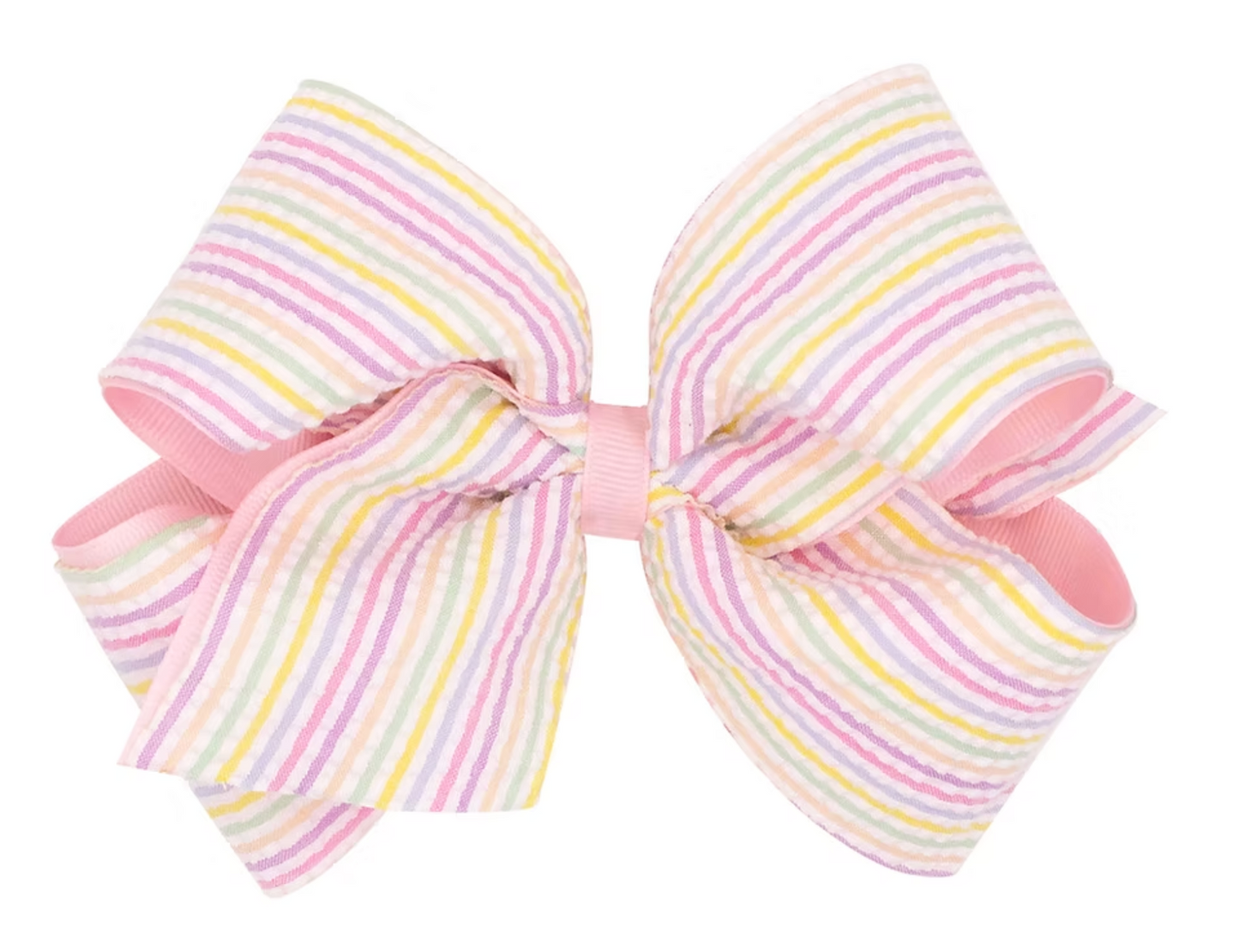 Multi-Color Seersucker Bow
