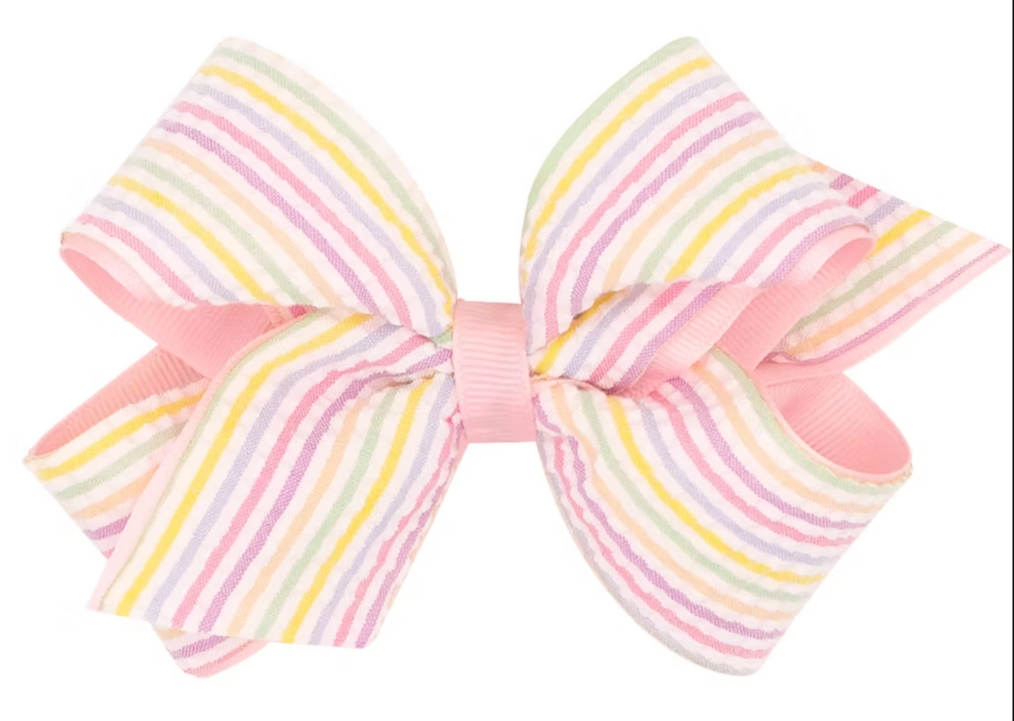 Multi-Color Seersucker Bow