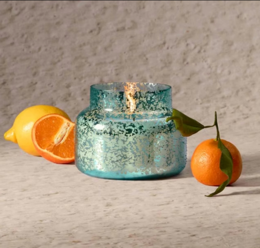 Volcano Aqua Opaline Signature Jar