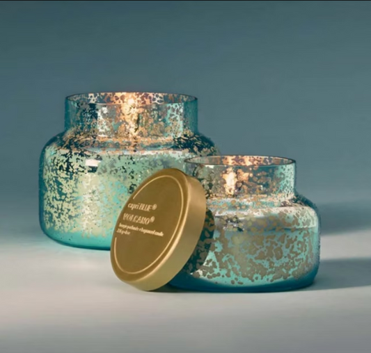 Volcano Aqua Opaline Signature Jar