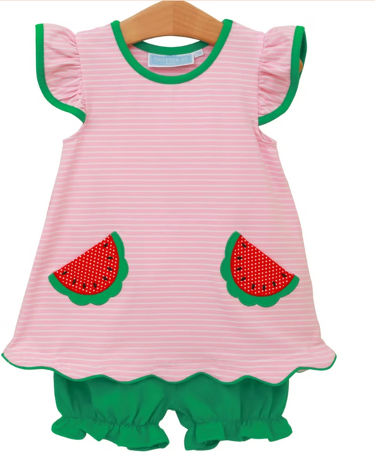 One In A Melon Bloomer Set