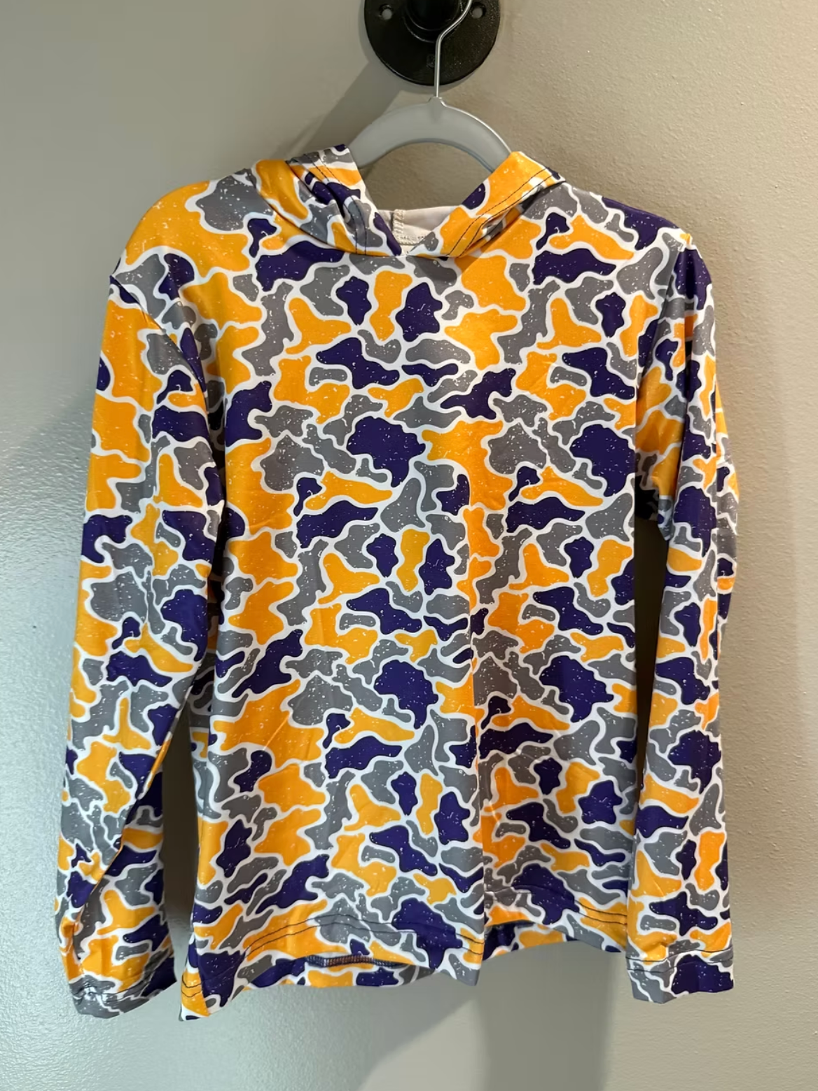 Purple and Gold Camo Hoodie