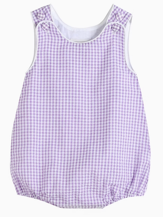 Purple Gingham Bubble