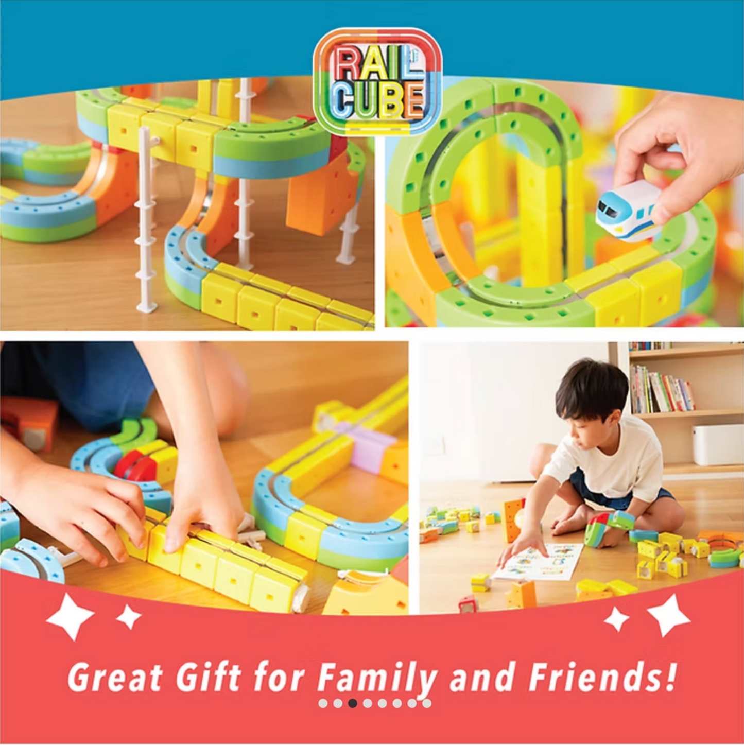 Rail Cube Magnetic Monorail Starter Set