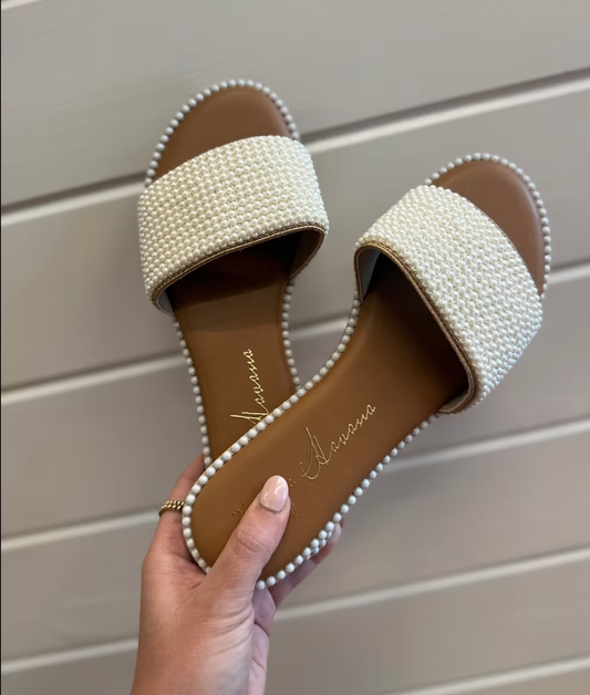 Sally Pearl Slide - Vintage Havanah
