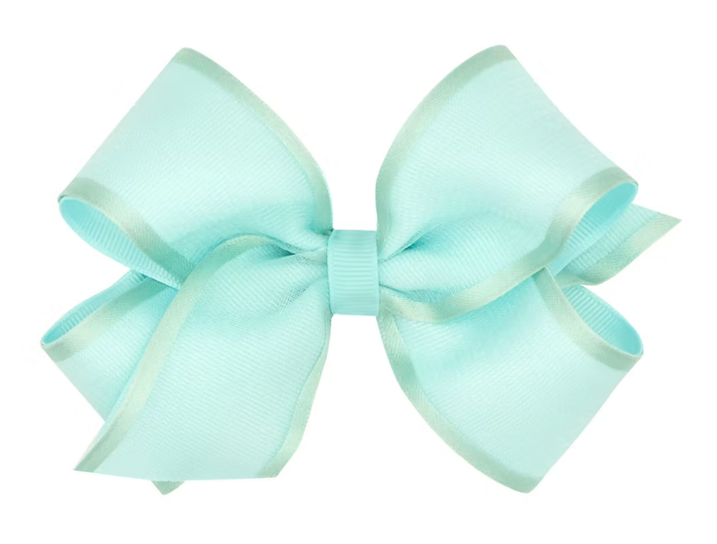 Satin Edge Organza Over Grosgrain Hair Bow