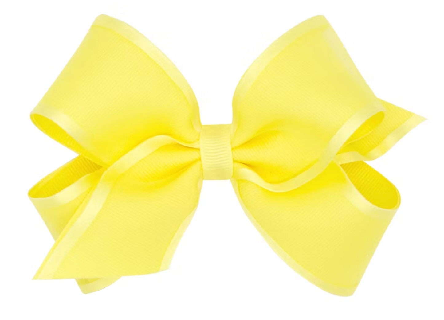 Satin Edge Organza Over Grosgrain Hair Bow