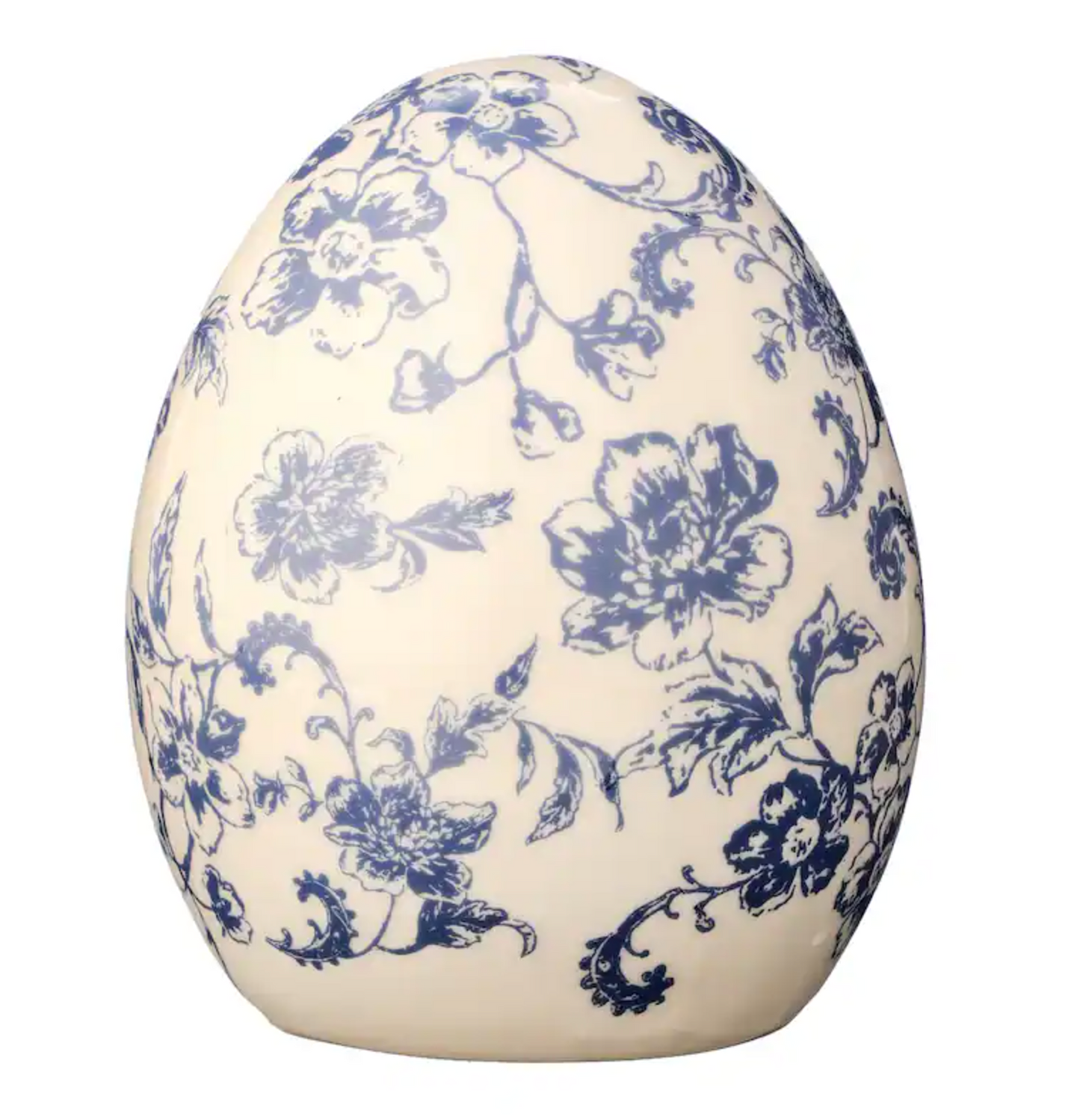 Ceramic Toile Egg 5"